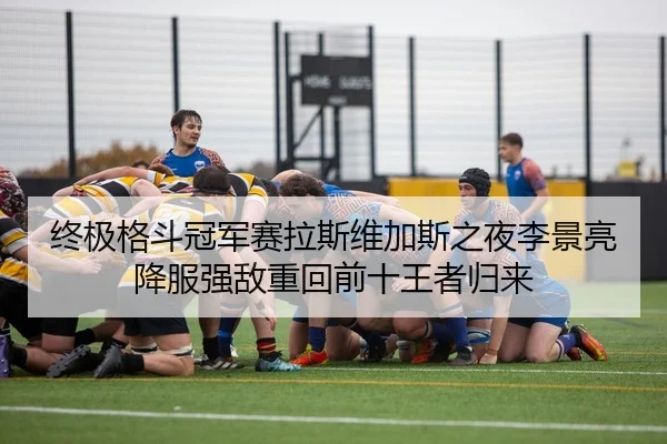 终极格斗冠军赛拉斯维加斯之夜李景亮降服强敌重回前十王者归来